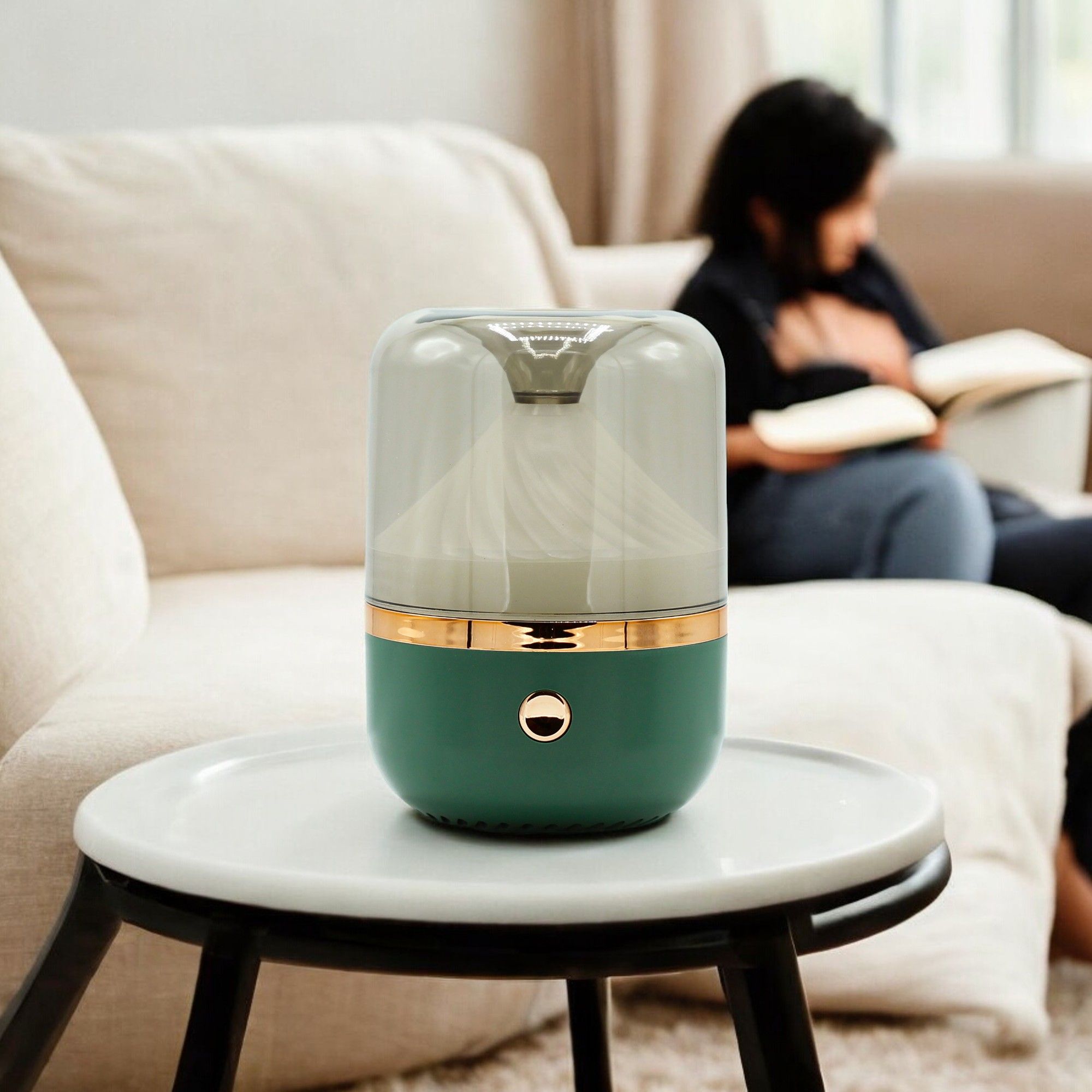 Urban Aroma Diffuser Green & Bronze